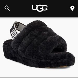 UGG Fuzzy Slides